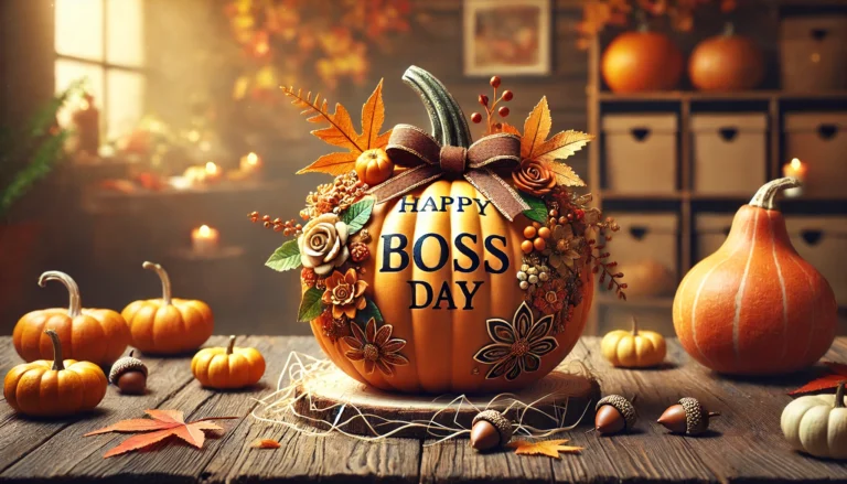 Boss Day Pumpkin: A Creative Twist for Boss Day