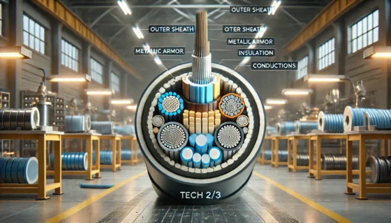 What Is the Diameter of a Tech 2/3 Armored Cable?